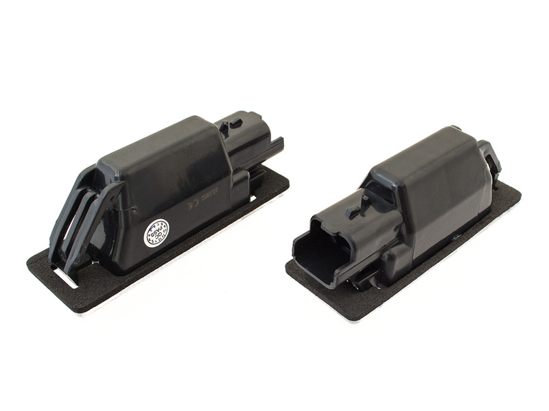 Peugeot 1007 106 II 207 3008 307 308 I 406 407 508 607 807 Expert I II RCZ Licence plate light / lamp LED 2 pcs set