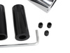 BMW E39 E46 E53 E60 E61 E81 E82 E83 E85 E87 E90 E91 E92 E93 Gear shift knob SILVER+CHROM 5 Gear