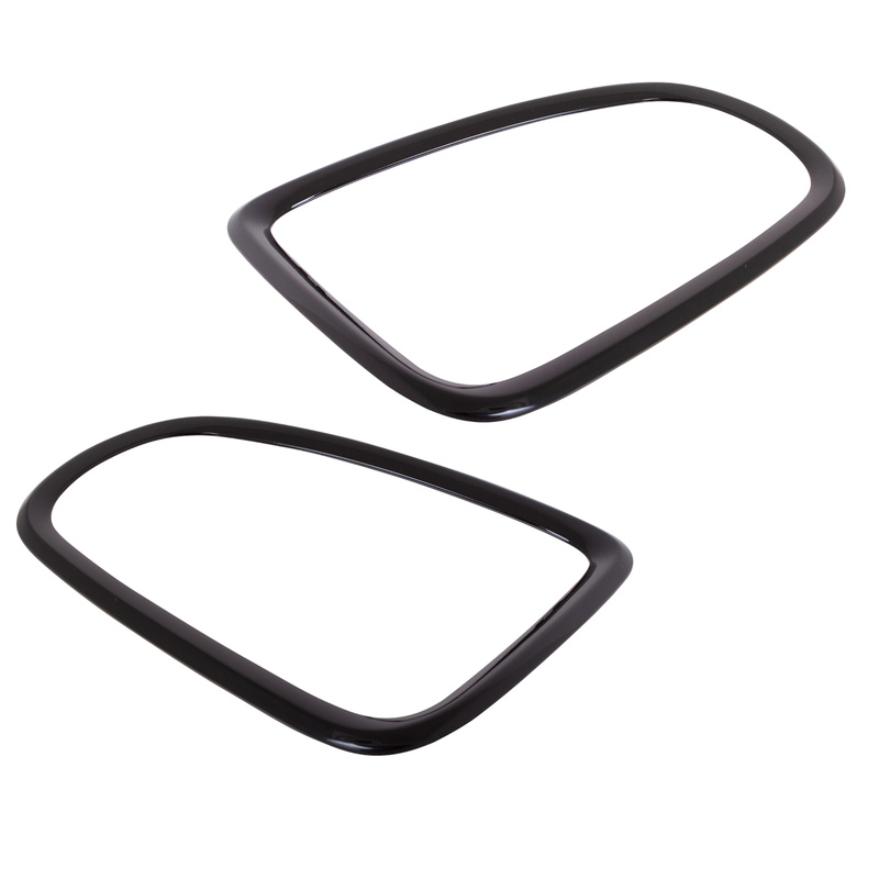 MINI R58 10-15 Osłona ramka lampy tylnej CZARNA Lewa + Prawa 2 szt. KPL
