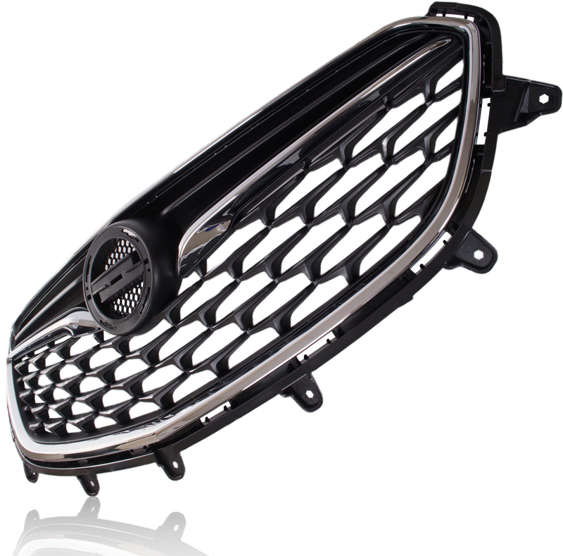Opel Mokka 16-19 atrapa między reflektory (grill) CZARNA + CHROM