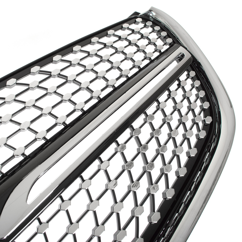 Mercedes VITO W447 2014- atrapa między reflektory (grill) DIAMOND BLACK + CHROM