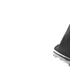 VW GOLF MK4 IV 98-05 Gear / gearbox knob BLACK + SILVER RING + BLACK LID 5+R + Lever Gaiter WITH CHROME FRAME (12MM)
