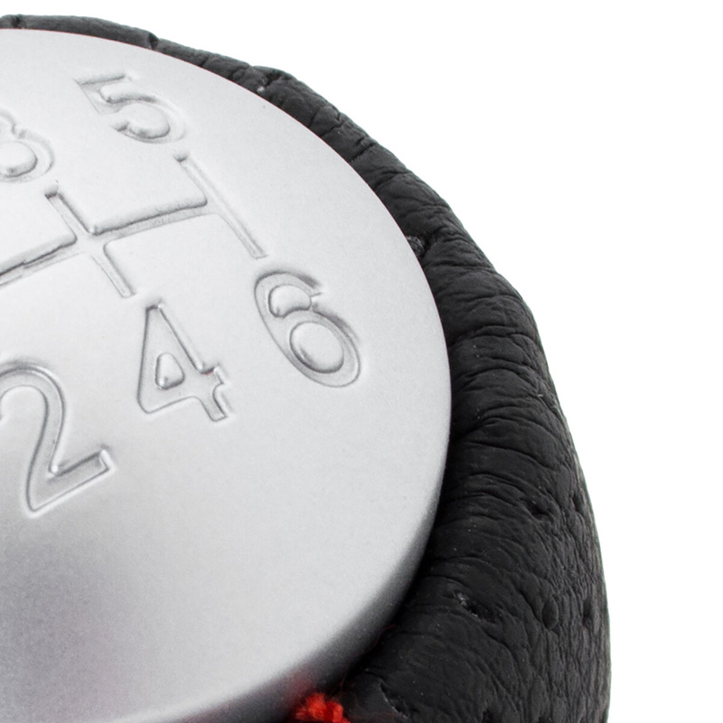 Alfa Romeo 147 00-10 gałka zmiany biegów CZARNA + SILVER 6 BIEGÓW