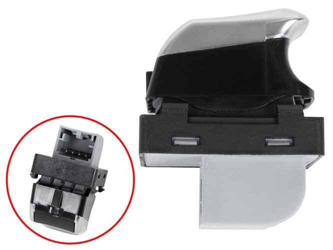 Audi Q5 2008- Window lifter control swithch (electric adjustment version)