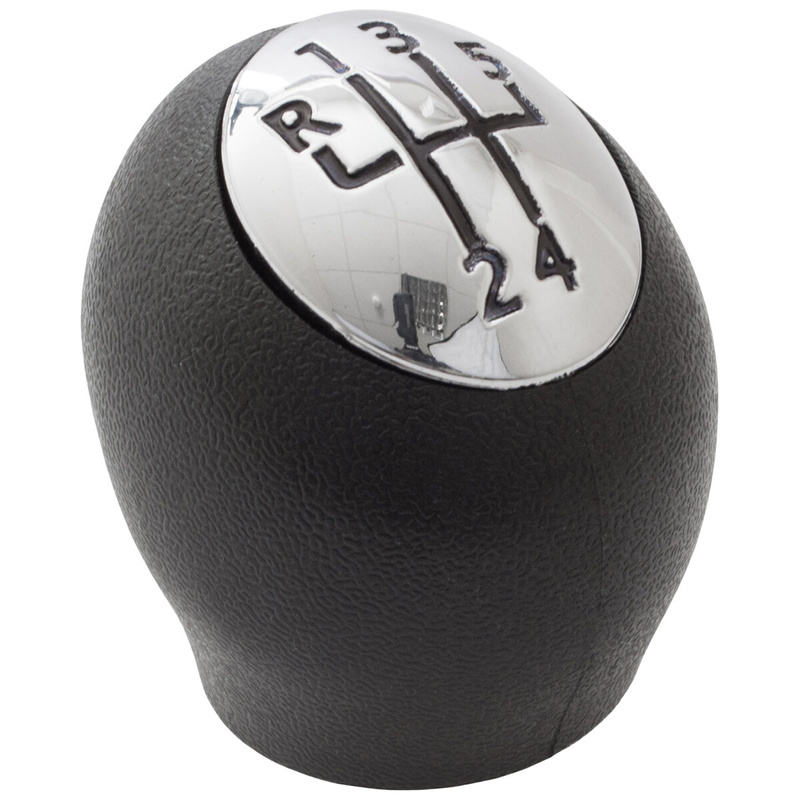 Renault Clio III 05-09 Gear shift knob 5 Gear BLACK + CHROM