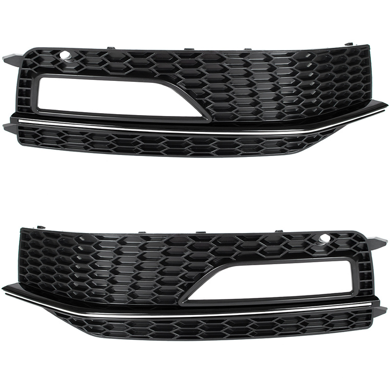 Audi A4 B8 S-LINE FL 11-15 Z HALOGENAMI atrapka kratka w zderzak lewa + prawa 2 szt. KPL