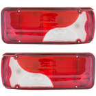 MAN TGA TGL TGM TGS TGX 2000- lampa tylna CZERWONO-BIAŁA lewa + prawa 2 szt. KPL