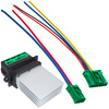 Renault Clio III Blower resistor + 2x Plug (2 pin + 4 pin) 3pcs set