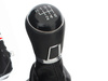 VW Passat B6 06-11 Gear shift knob BLACK + Lever Gaiter with frame CHROM 6 Gears