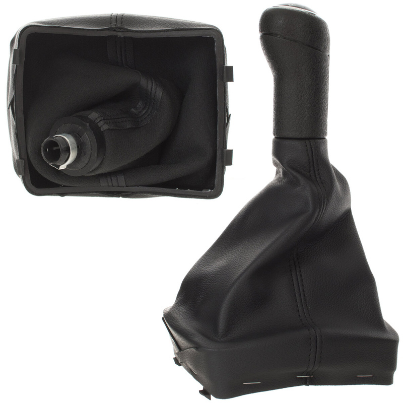 VW Polo IV 01-09 Gear shift knob + Lever Gaiter 6 Gears