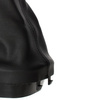 VW TOURAN 03-11 Gear / gearbox knob BLACK + SILVER RING + BLACK LID 5+R + Lever Gaiter WITH FRAME