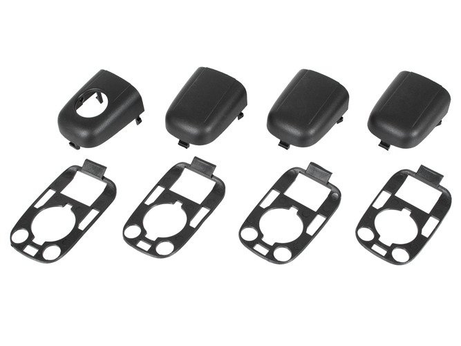 Peugeot 307 / 307 CC / 307 SW 03-09 Exterior handle Plug door 4 pcs set