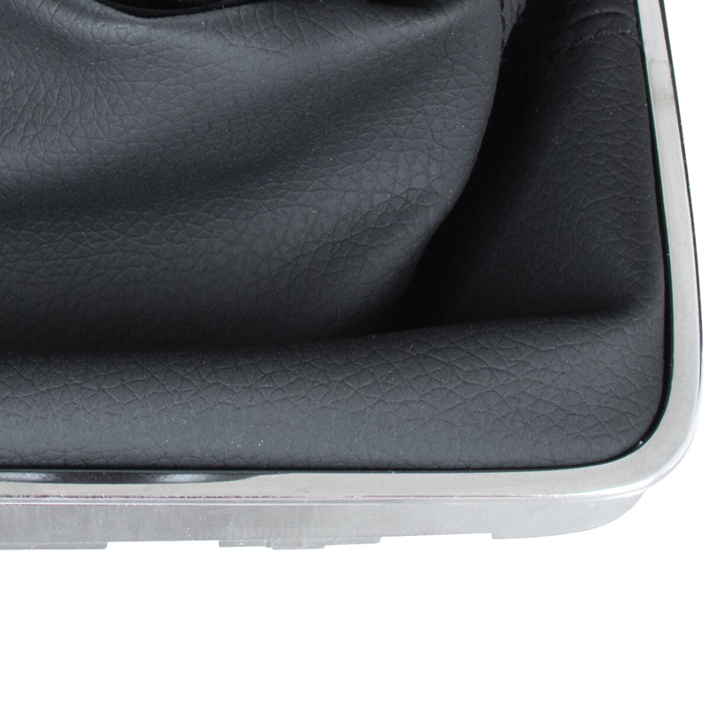 VW Passat CC 08-12 gałka zmiany biegów SILVER + mieszek z ramką CHROM 6 BIEGÓW