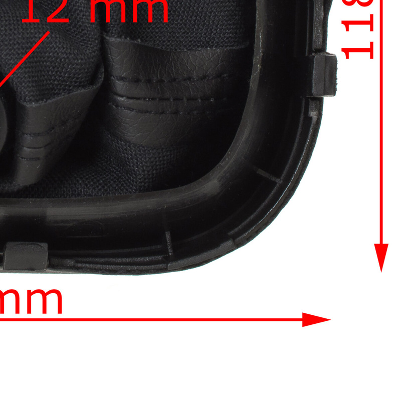 VW TOURAN 03-11 Gear / gearbox knob BLACK + SILVER RING + BLACK LID 5+R + Lever Gaiter WITH FRAME