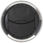 Ford Fiesta VI 08-19 kratka nawiewu powietrza CZARNA + RAMKA CHROM + SUWAK CZARNY lewa = prawa