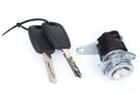 Peugeot Boxer 2006- door lock / insert with keys (complete) front Left