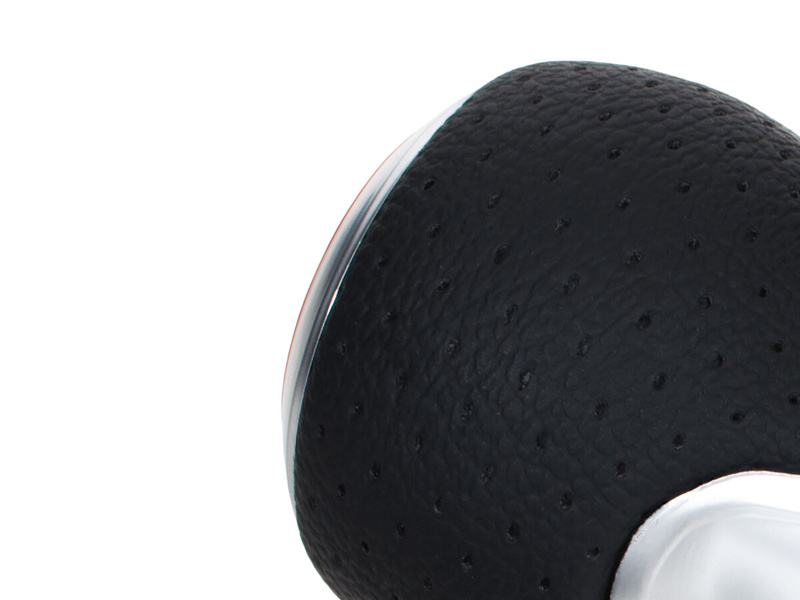 Audi A3 8L 96-03 Gear shift knob S-LINE BLACK + SILVER 5 Gear (R na górze)