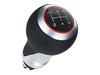 Audi A4 B6 00-04 Gear shift knob S-LINE BLACK + SILVER 5 Gear (R na dole)