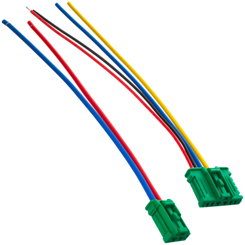 Renault Clio III Blower motor Resistor Wiring harness 6441L1 (2 pin + 4 pin) 2pcs set