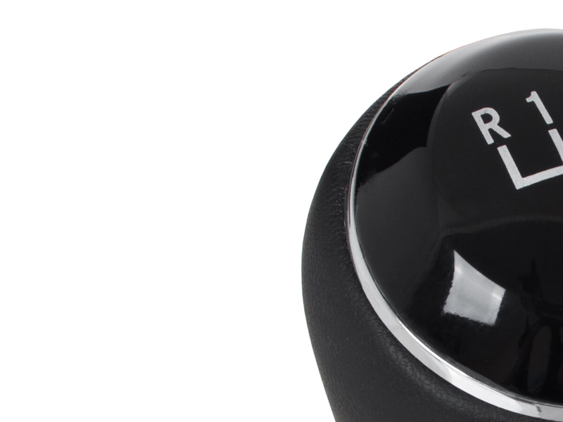 VW Passat B6 06-11 Gear shift knob BLACK LEATHER 5 Gear
