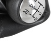 CITROEN C5 Gear / gearbox knob BLACK + CHROME CAP + LEVER GAITER 5+R 