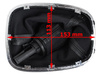 Vauxhall / Opel Corsa D 2006- Gear shift knob BLACK + Lever Gaiter 5 Gear
