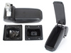 Skoda Octavia II 2004- armrest set BLACK EKOLEATHER + mounting kit