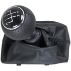 Audi A4 B7 04-08 Gear shift knob BLACK + Lever Gaiter BLACK S-Line
