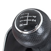 VW Bora 98-05 Gear shift knob BLACK + Lever Gaiter with frame CHROM 5 Gear Hole 23MM