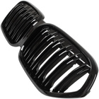 BMW X1 F48 19-22 atrapa między reflektory (nerki) BLACK GLOSSY DOUBLE BAR