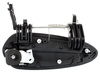 Fiat Grande Punto 2005- Exterior handle Front door (black) Left