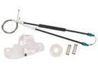 Peugeot 407 04-11 Rear window lifter / winder / regulator (electric adjustment version) Repair kit Right