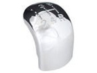 Opel Vectra C 02-05 Gear shift knob cover CHROM 5 speed reverse on the bottom