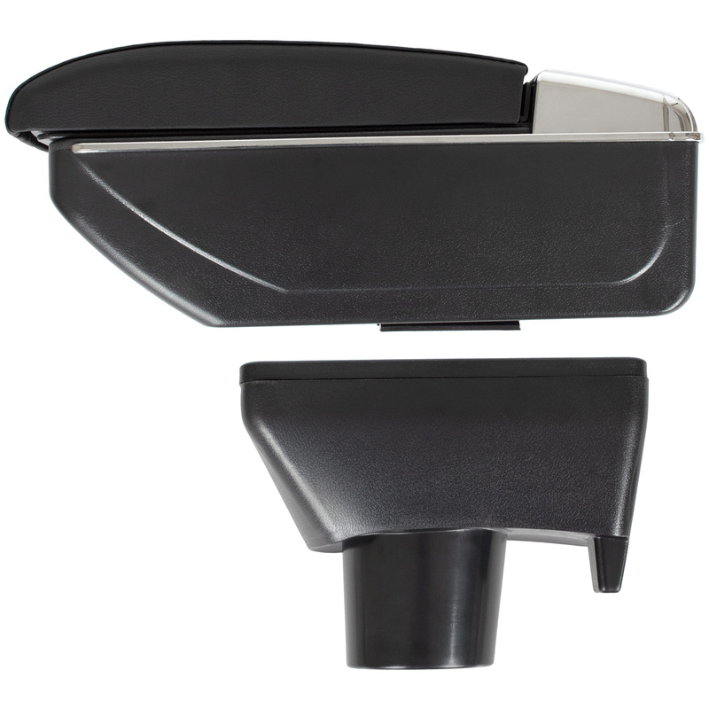 Toyota Yaris III 11-20 podłokietnik ze schowkiem CZARNA EKOSKÓRA + zestaw montażowy