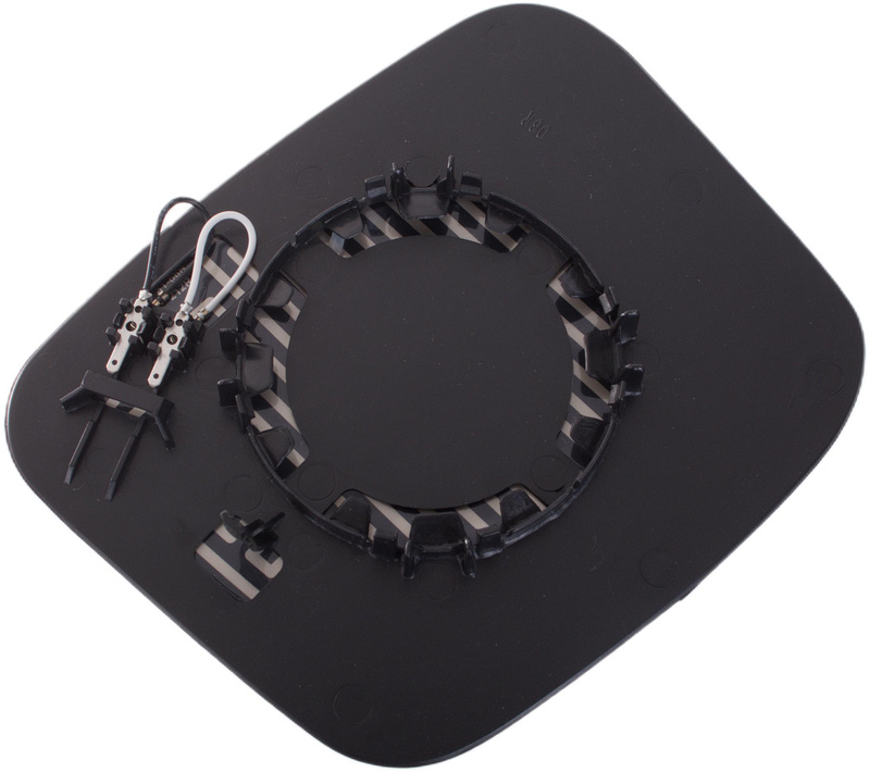 Fiat QUBO 2008- wkład lusterka OGRZEWANY prawy