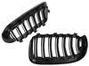 BMW X4 F26 14-17 atrapy między reflektory (nerki) lewa + prawa kpl. BLACK GLOSSY DOUBLE BAR