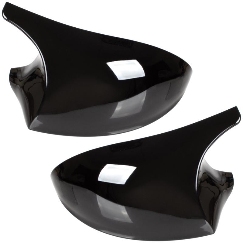 BMW 3 E90 E91 E92 E93 05-09 nakładka lusterka BLACK GLOSSY lewa + prawa 2 szt. KPL