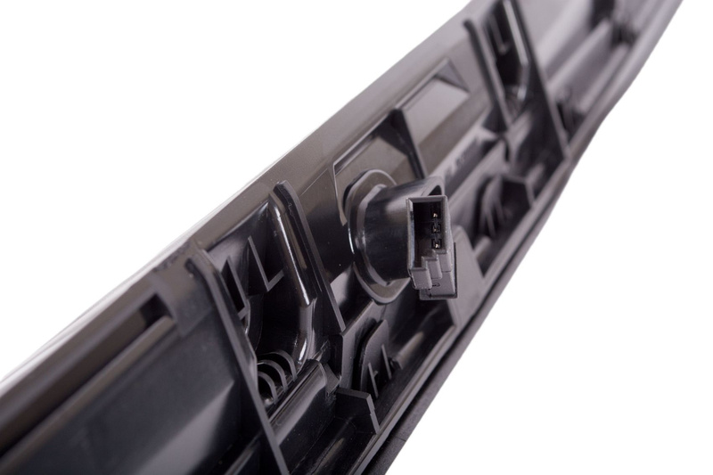 MINI CLUBMAN / CLUBVAN R55 07-14 listwa blenda podświetlenia tablicy rejestracyjnej z mikroprzełącznikiem otwierania tylnej klapy CZARNA