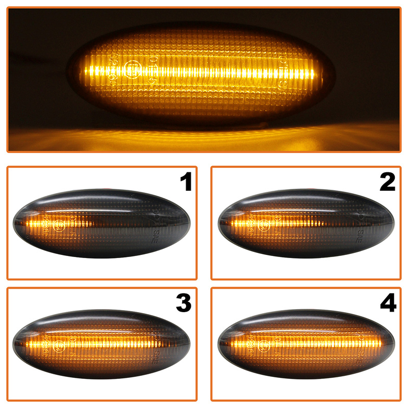 Toyota Auris I Corolla X RAV 4 III Verso R2 Yaris II kierunkowskaz boczny LED DYMIONY DYNAMICZNY 2 szt. KPL