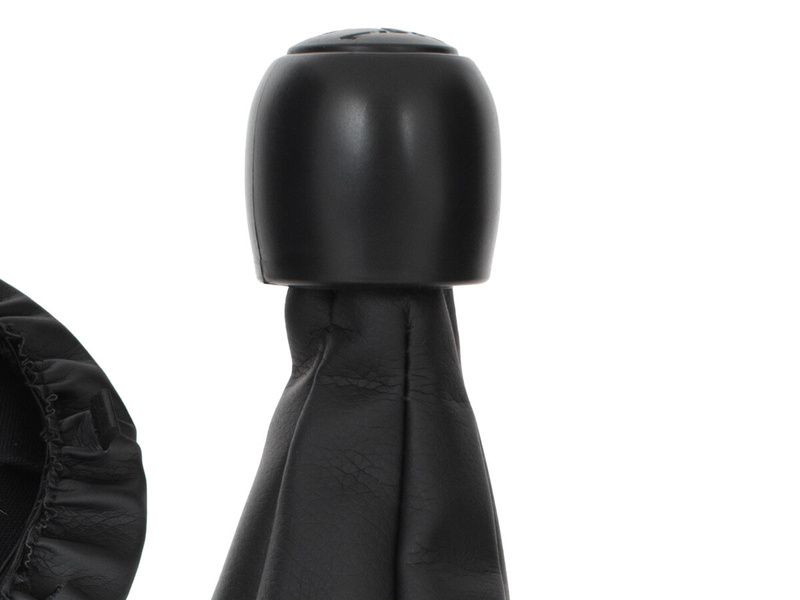 Fiat Panda 2003- Gear shift knob BLACK + Lever Gaiter 5 Gear