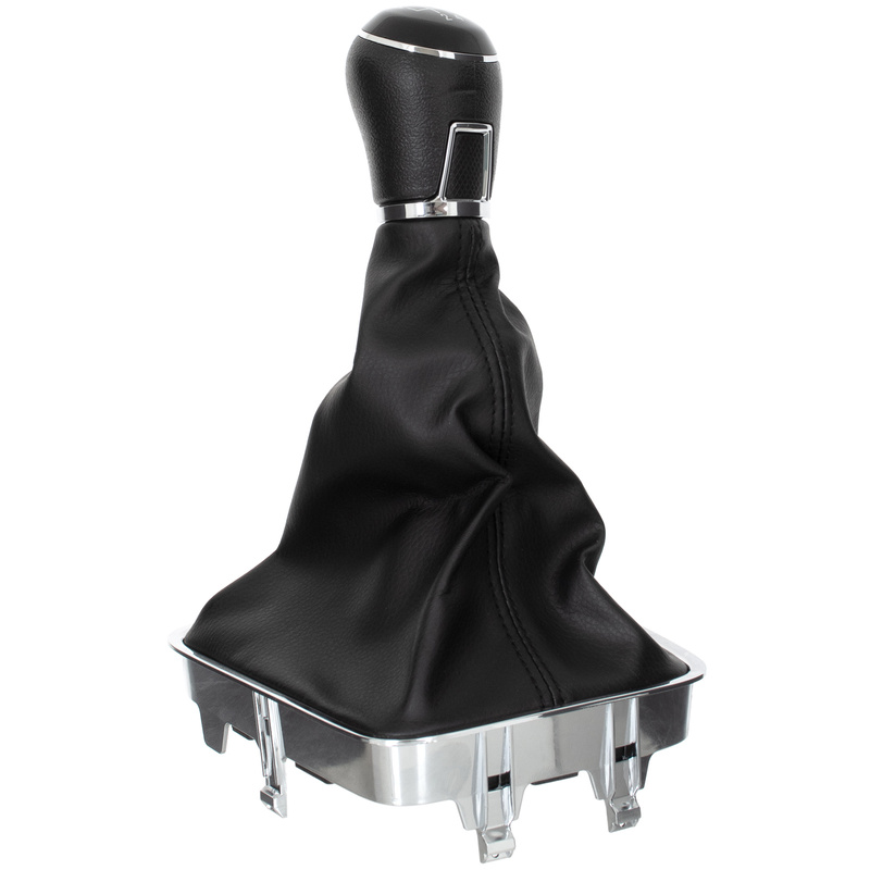 VW Tiguan 2007- gałka zmiany biegów CZARNA 5 BIEGÓW + MIESZEK OTWÓR 12 MM