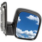 VW Caddy 04- Wing mirror (mechanical adjustment) Black Right