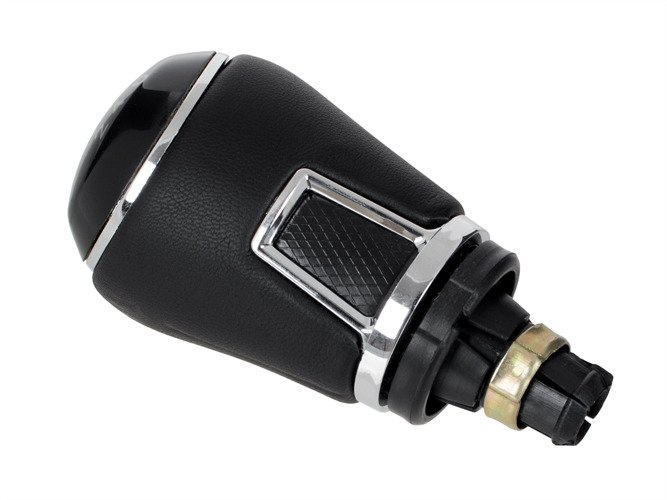 VW Passat B6 06-11 Gear shift knob BLACK LEATHER 6 Gears