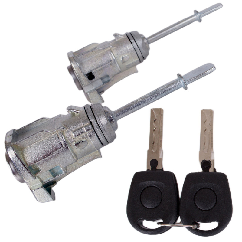 Seat Ibiza III 02-08 wkładka zamka drzwi przednich lewa + prawa 2 szt. KPL