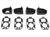 Peugeot 307 / 307 CC / 307 SW 03-09 Exterior handle Plug door 4 pcs set