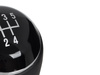 VW Passat B6 06-11 Gear shift knob BLACK LEATHER 5 Gear