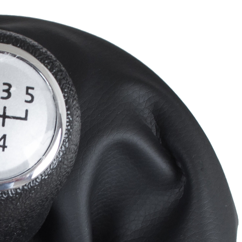 VW T5 / T6 03-11 Gear shift knob SILVER + Lever Gaiter 5 Gear