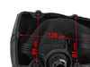 Audi A4 B6 00-04 Gear shift knob BLACK + Lever Gaiter BLACK bieg wsteczny NA DOLE