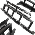 Mercedes W176 A-Klasa 15-18 atrapa kratka w zderzak przedni środkowa CZARNA