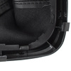 VW GOLF MK6 VI 08-12 Gear / gearbox knob BLACK + SILVER RING + BLACK LID 5+R + Lever Gaiter WITH CHROME FRAME